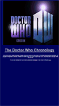 Mobile Screenshot of doctorwhochronology.com